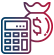 A graphic icon depicting a dollar symbol encapsulated by a document or bill, signifying cost control.